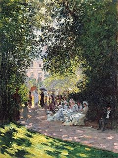 ART.COM Wall Art Prints The Parc Monceau, 1878 by Claude Monet, Figurative Decor, 12" x 16"