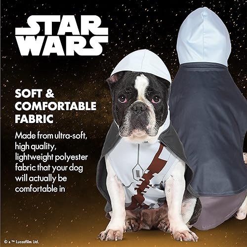 Miniatura 4 de Star Wars Disfraz de mandaloriano de Halloween  M  Disfraces de Halloween de Star Wars para perros, divertidos disfraces de perro  Disfraz de