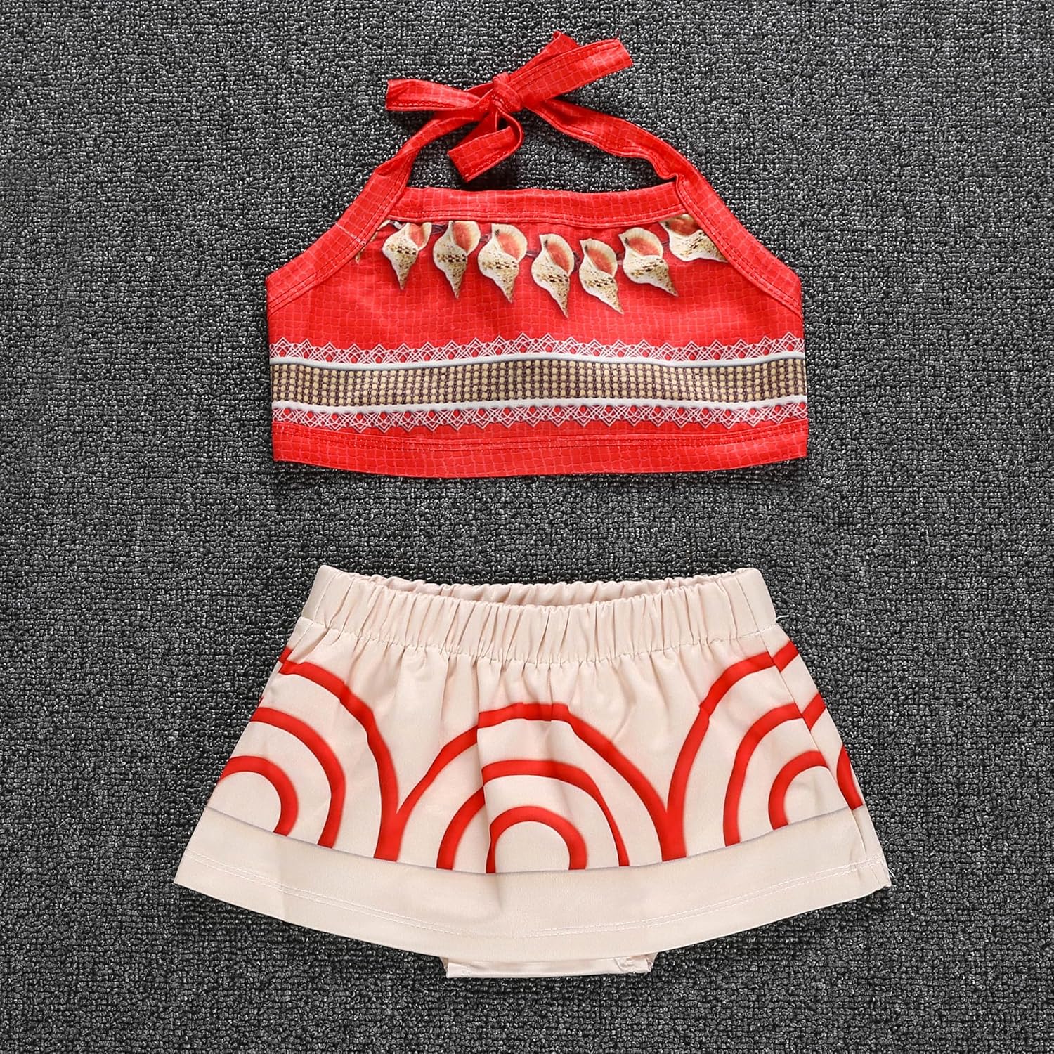 Baby Girls Adventure Bathing Suit Halter Bikini Sets Swimsuit Swimwear Princess Fancy Dress Costume Toddler - Image 2