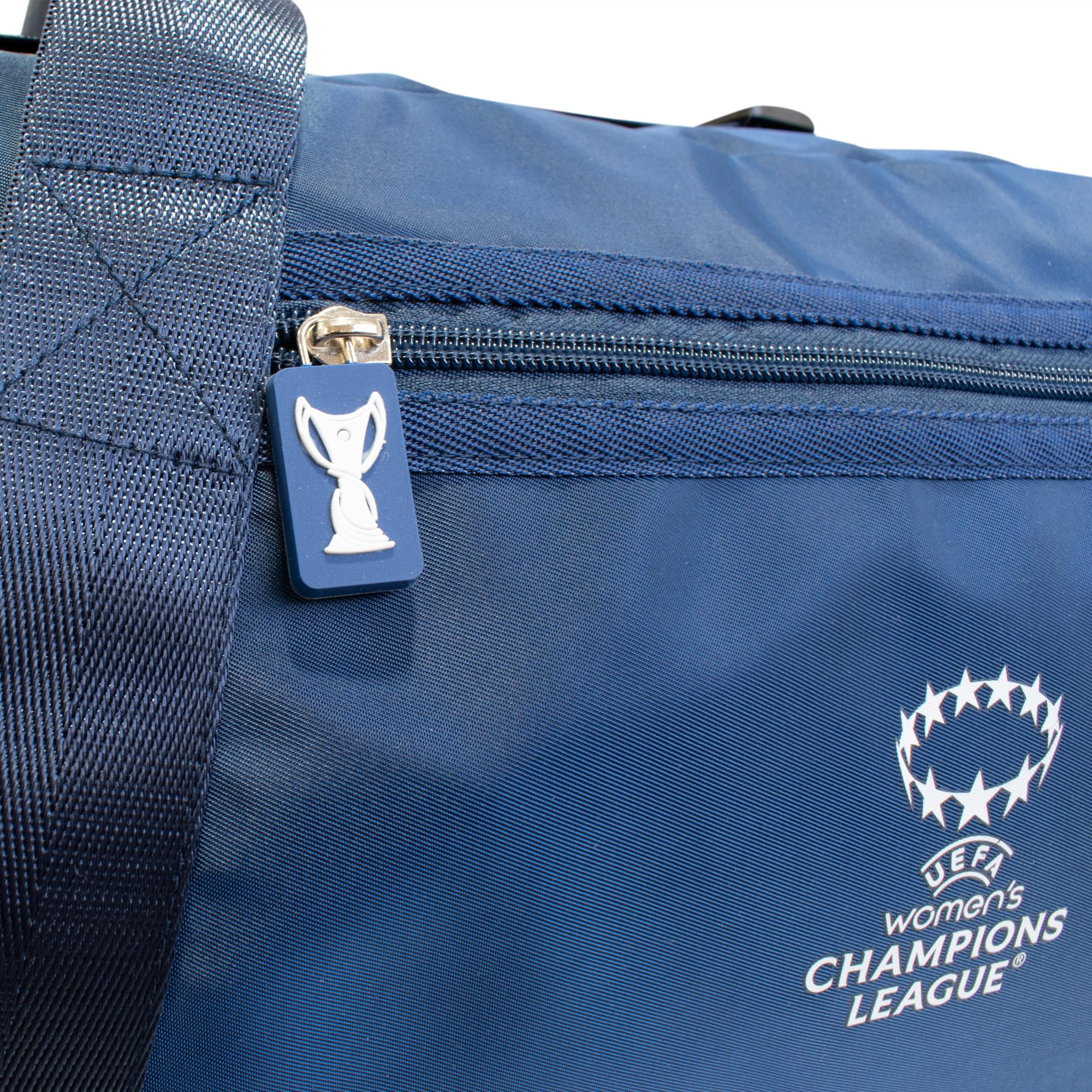 UEFA Bolsa de deporte unisex de la Champions League para mujer, color azul, Blue