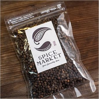 Black Pepper Hole Black Pepper Grain Black Pepper WHOLE Spice Market 3.5 oz 100 g
