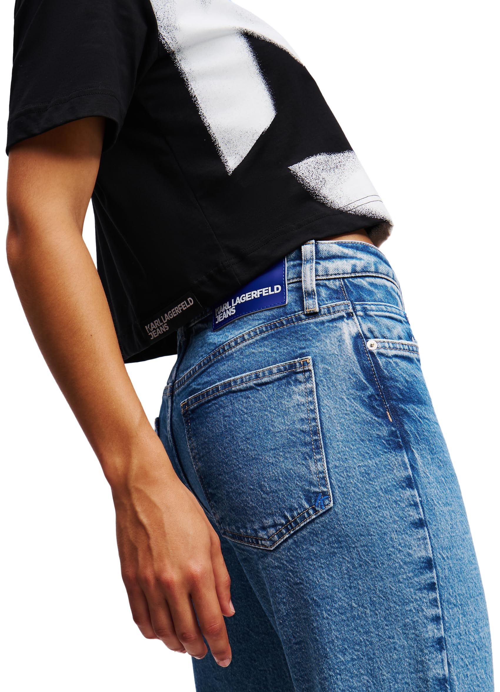 Karl Lagerfeld Jeans, Damskie, Mom Denim, Mom Fit