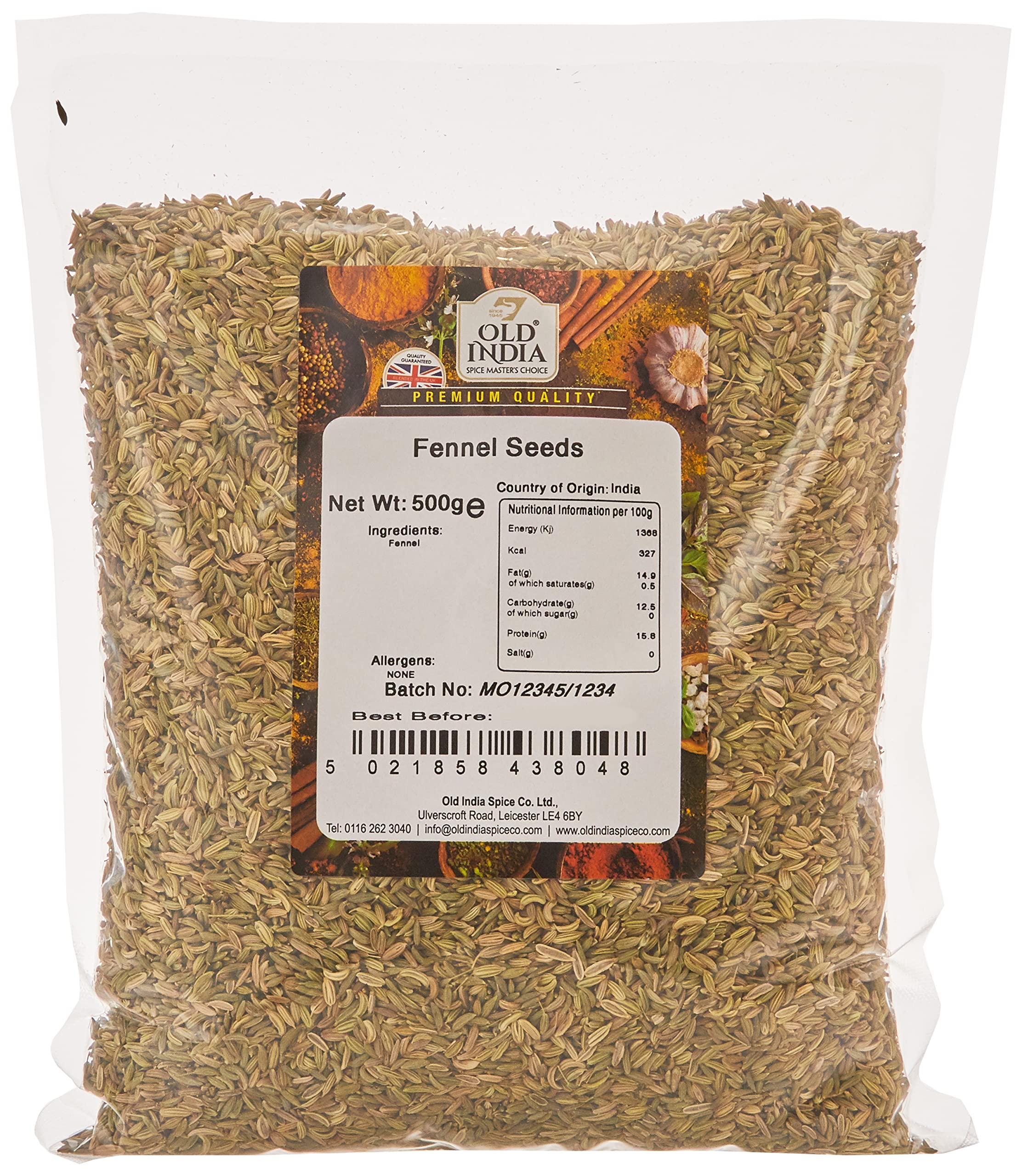 Old India Fennel Seeds 500g