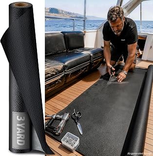 Marine Vinyl Faux Leather Roll