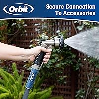 Vista 3 de Orbit 33180 ExoJacket Manguera de Jardín de Tela - Manguera de Agua de Servicio Pesado (100 Pies x 5/8 Pulgadas)
