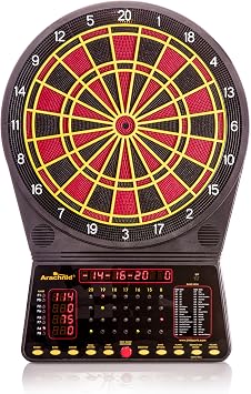 Arachnid Cricket Pro 300 Soft-Tip Electronic Dartboard Game Features 36 Games with 175 Options,Black