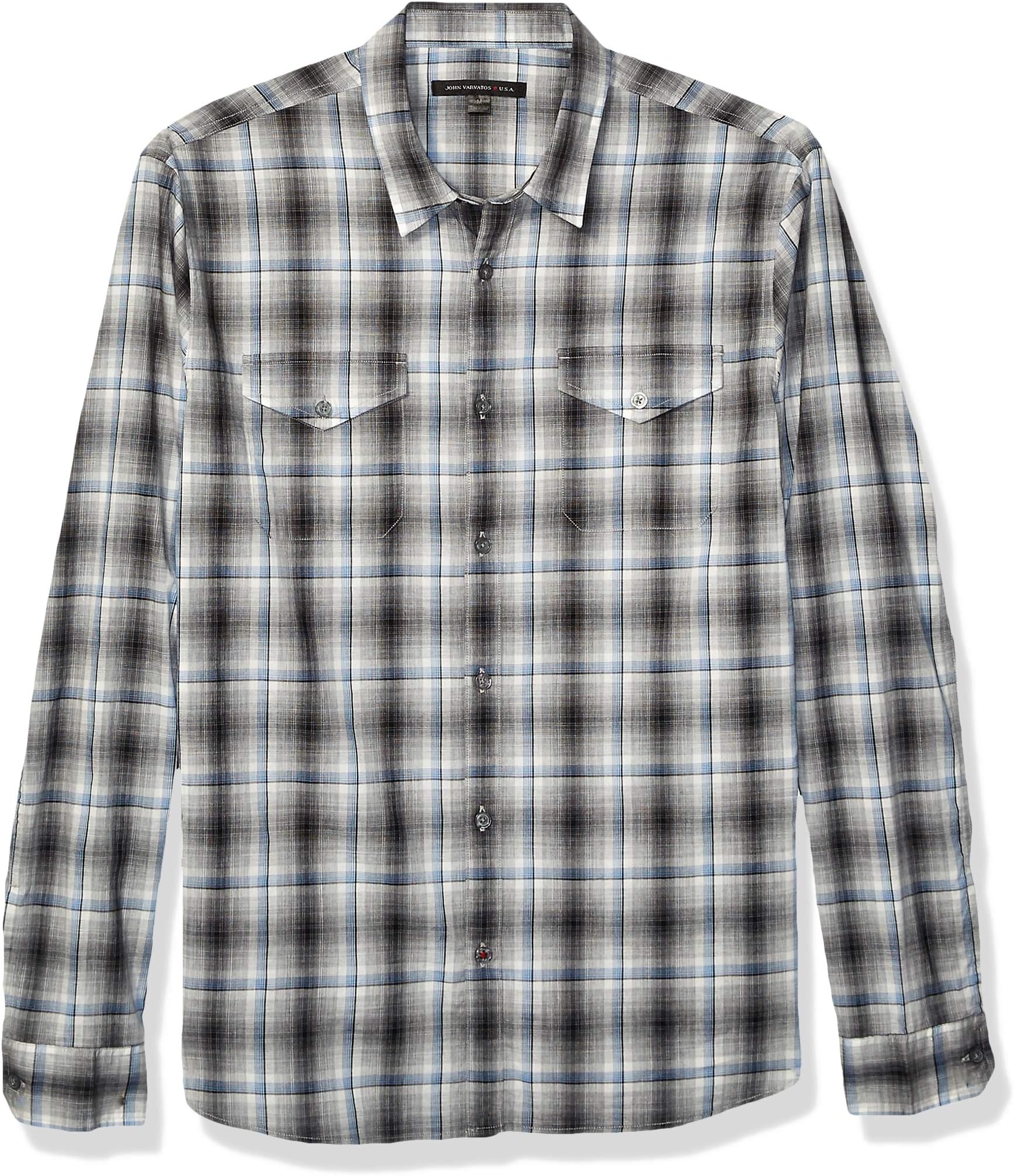John Varvatos Star USA Men's Dale Ls Shirt