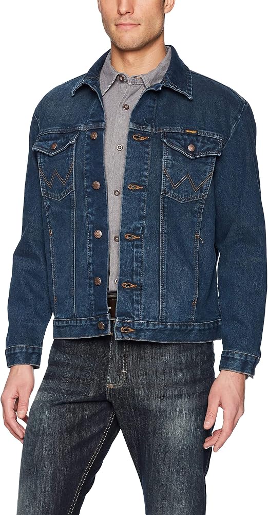 Wrangler mens Western Unlined Denim 