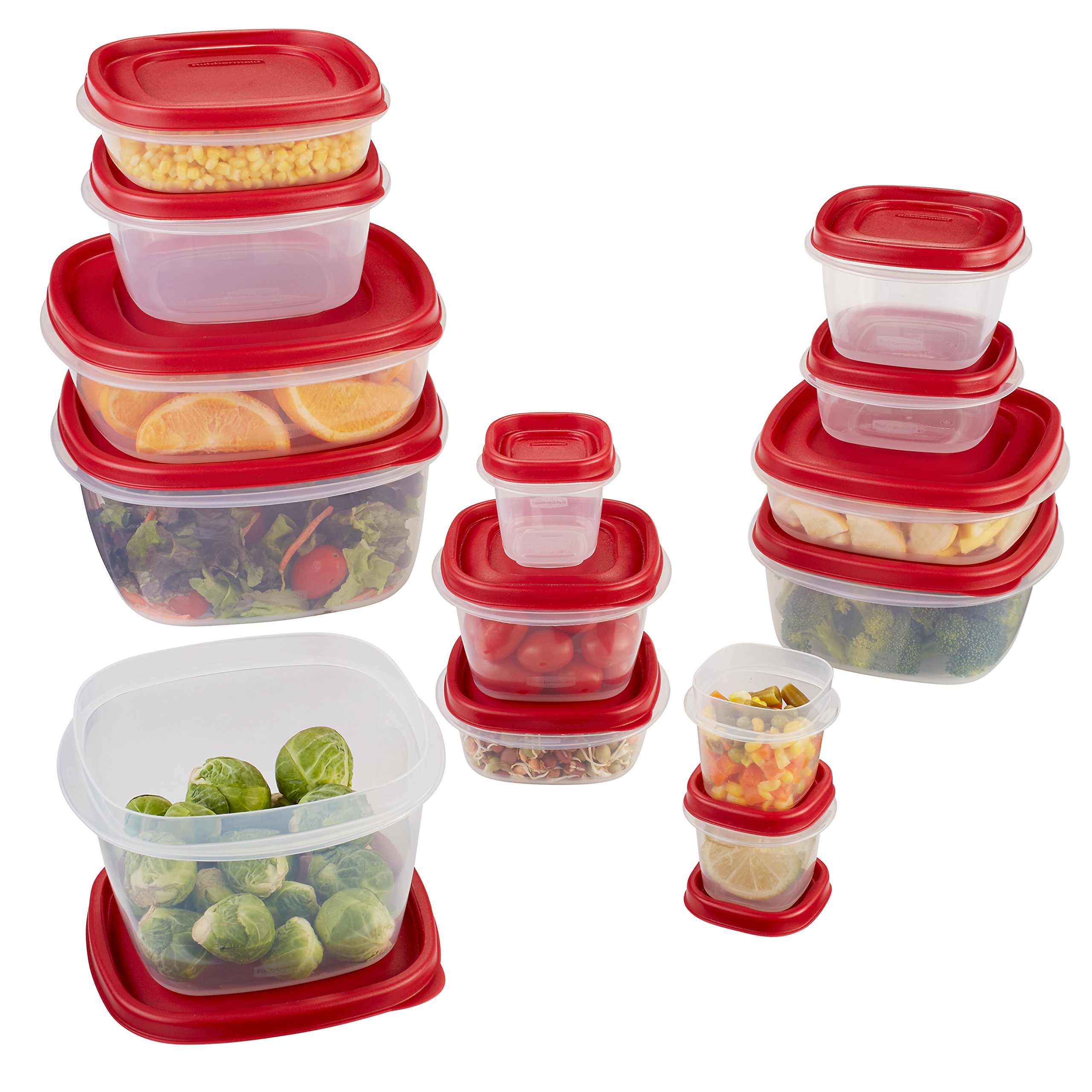 Amazon | Rubbermaid Easy Find Lid Food Storage Set, Multiple, 28