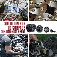 Vista 3 de Silicon Carbide flexible cilindro Hones, fino grado, grano 240