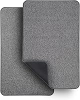 Vista 10 de Tapete de baño ultrafino, tapete de baño de goma para baño, antideslizante, secado rápido, lavable a máquina, pelo bajo, absorbente, ducha exterior