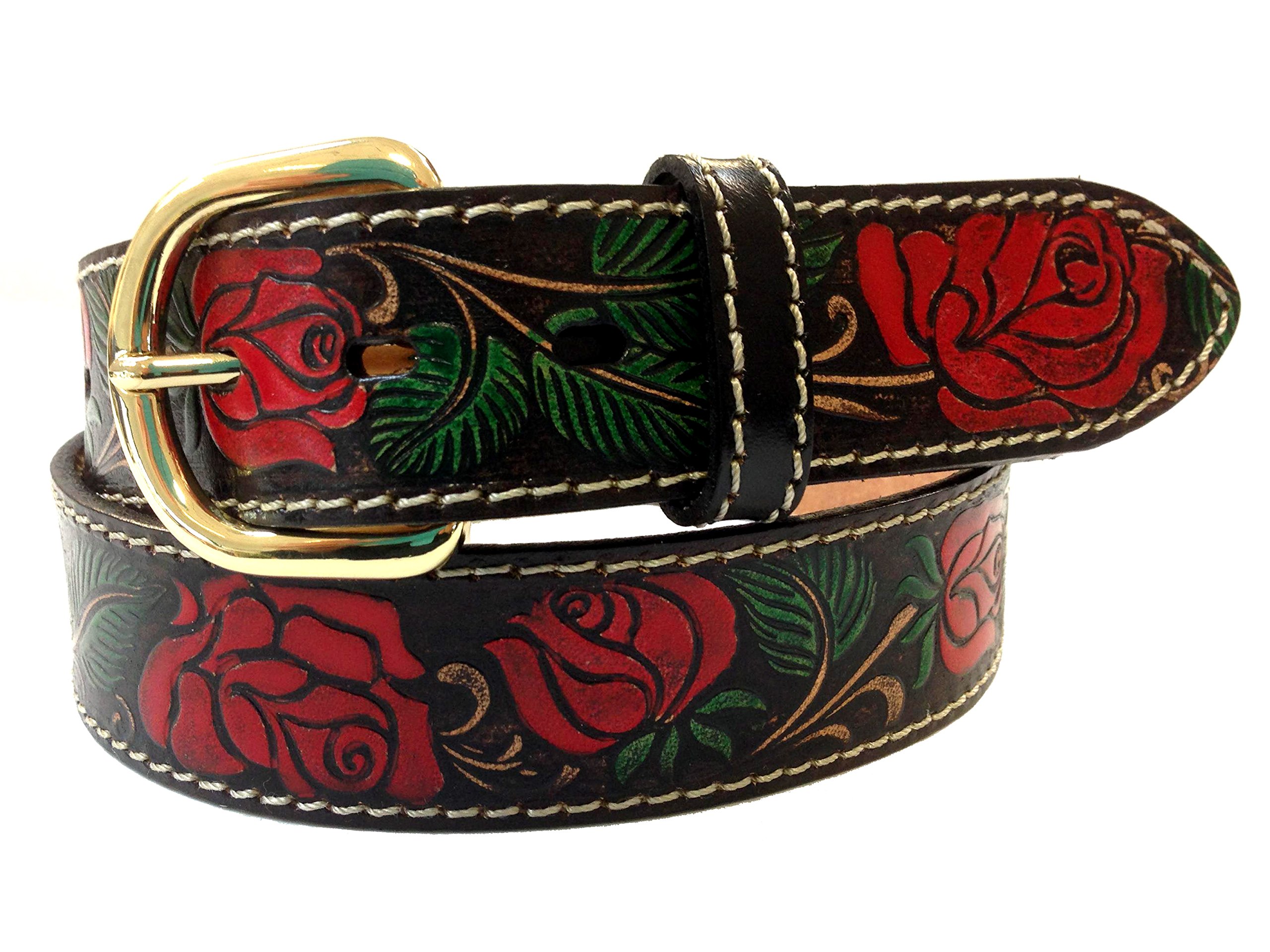 CHARRO El E0198 Cintura Country Western in Vera Pelle