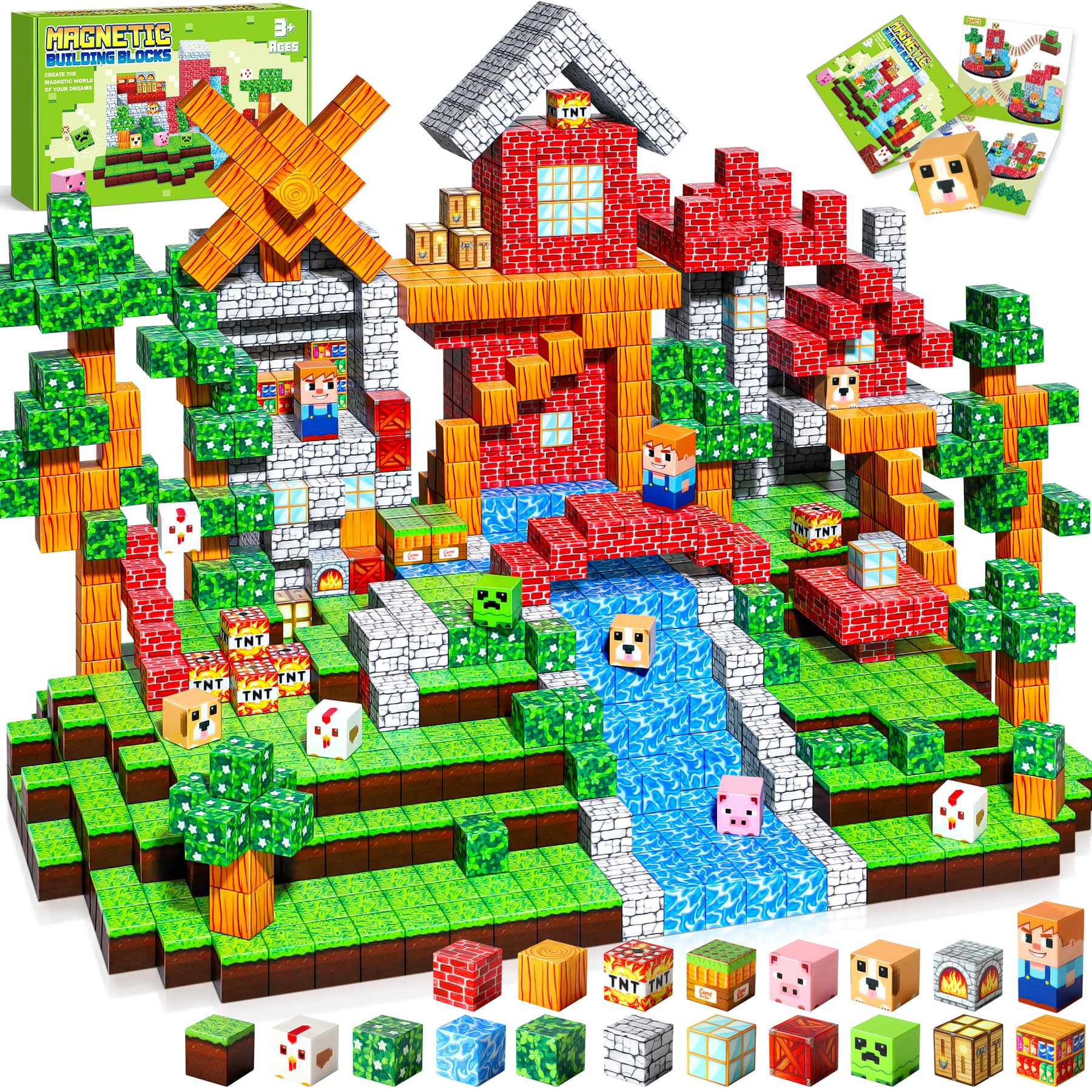 COOLJOYA Costruzioni Magnetiche per Bambini,Giocattolo Educativo Montessori,Giochi Magnetici per Bambini 3 4 5 6 7 8 9 10 Anni,Regali di Compleanno 3-10 Anni Camion