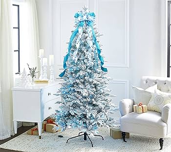 ★クリスマス　リボン　ツリートップ　ネイビー　M★ Amazon.co.jp: MEEDEE ブルークリスマスツリートッパー