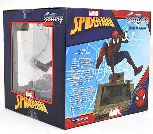 Miniatura 6 de Diamond Select Toys - Marvel Select Figura de Spider-Man versión 90S de PVC multicolor