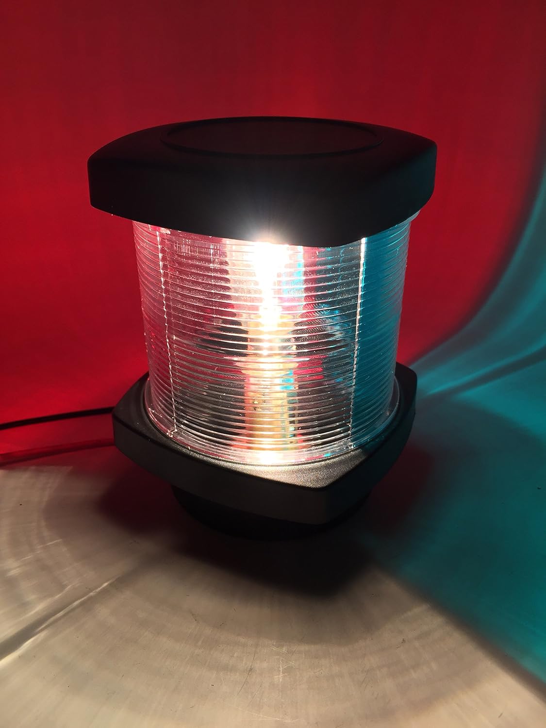 Marine Boat Anchor Light Navigation RED Green Clear Lens