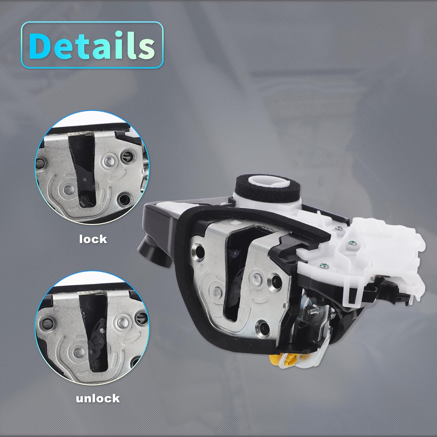 X AUTOHAUX Replacement Front Left Driver Side Power Door Lock Actuator Motor for Honda Pilot 2016-2021 for Honda HR-V 2016-2020 Replace No.72150T7WA11 Black