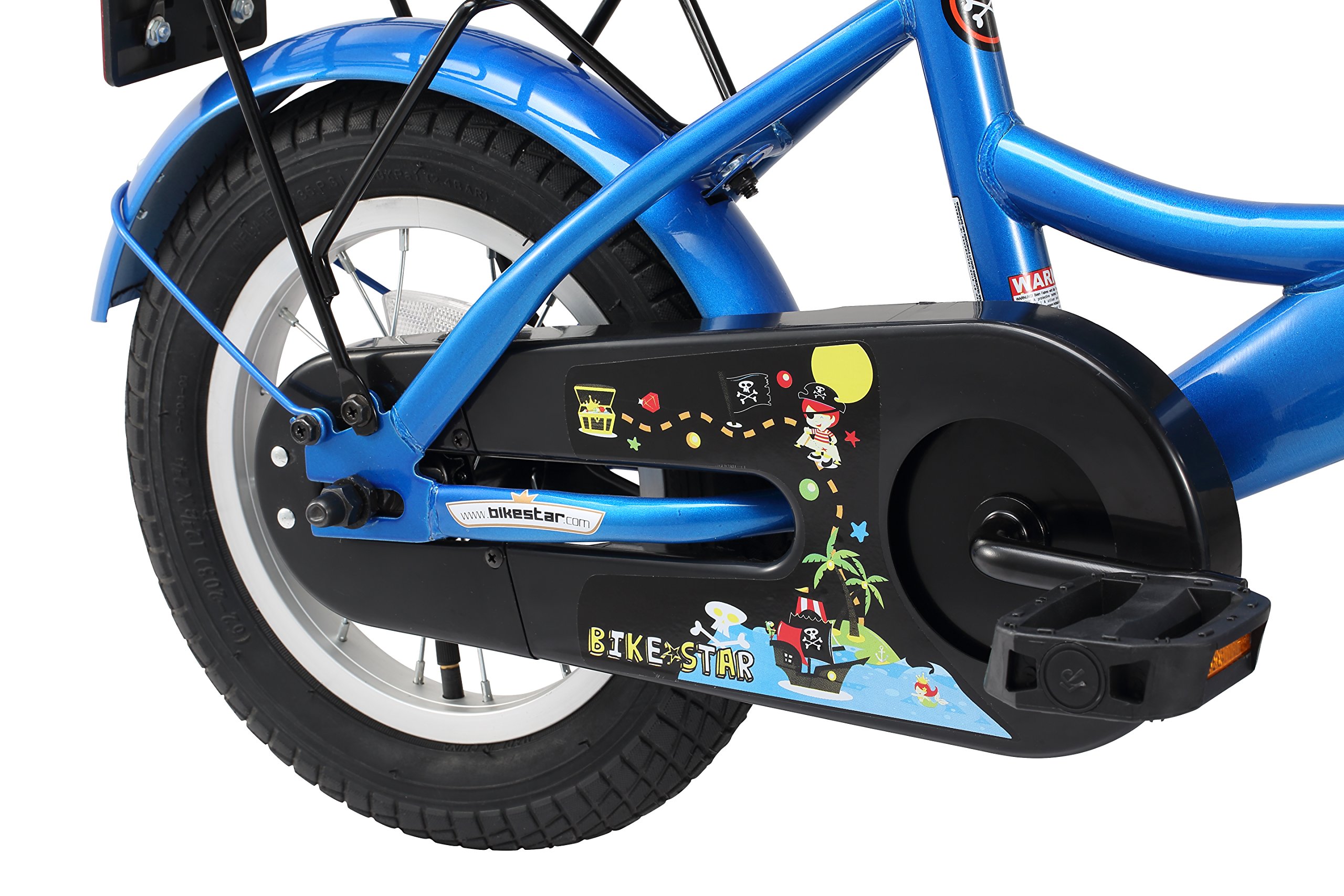 BIKESTAR Kinderfahrrad für Mädchen und Jungen ab 3-4 Jahre | 12 Zoll Kinderrad Classic | Fahrrad für Kinder | Risikofrei Testen