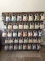 Vista 2 de Estante de madera rústica para tazas de café con 40 o 48 ganchos para tazas You are here