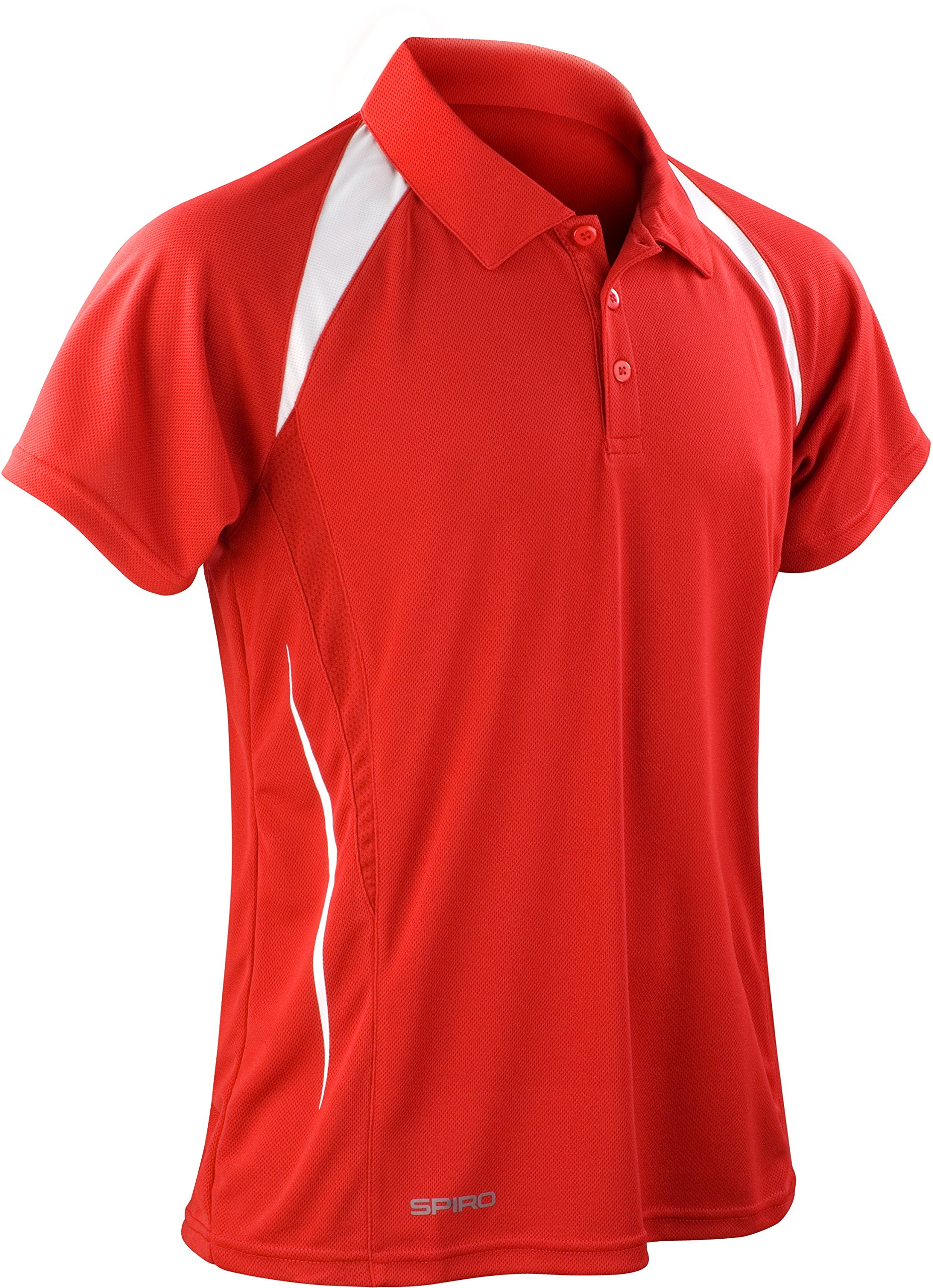 Spiro team spirit polo (Red/ White, 3XL)