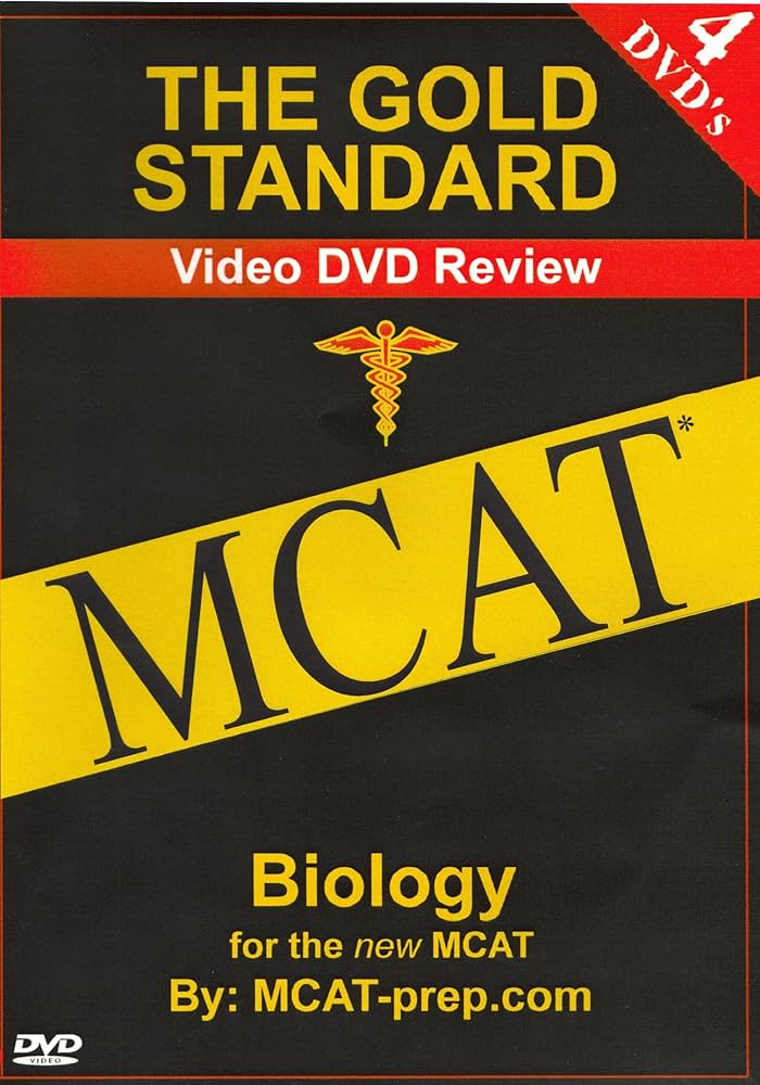 洋書 MCAT The gold standard Amazon.com: The Gold Standard MCAT Biology: Video DVD Review