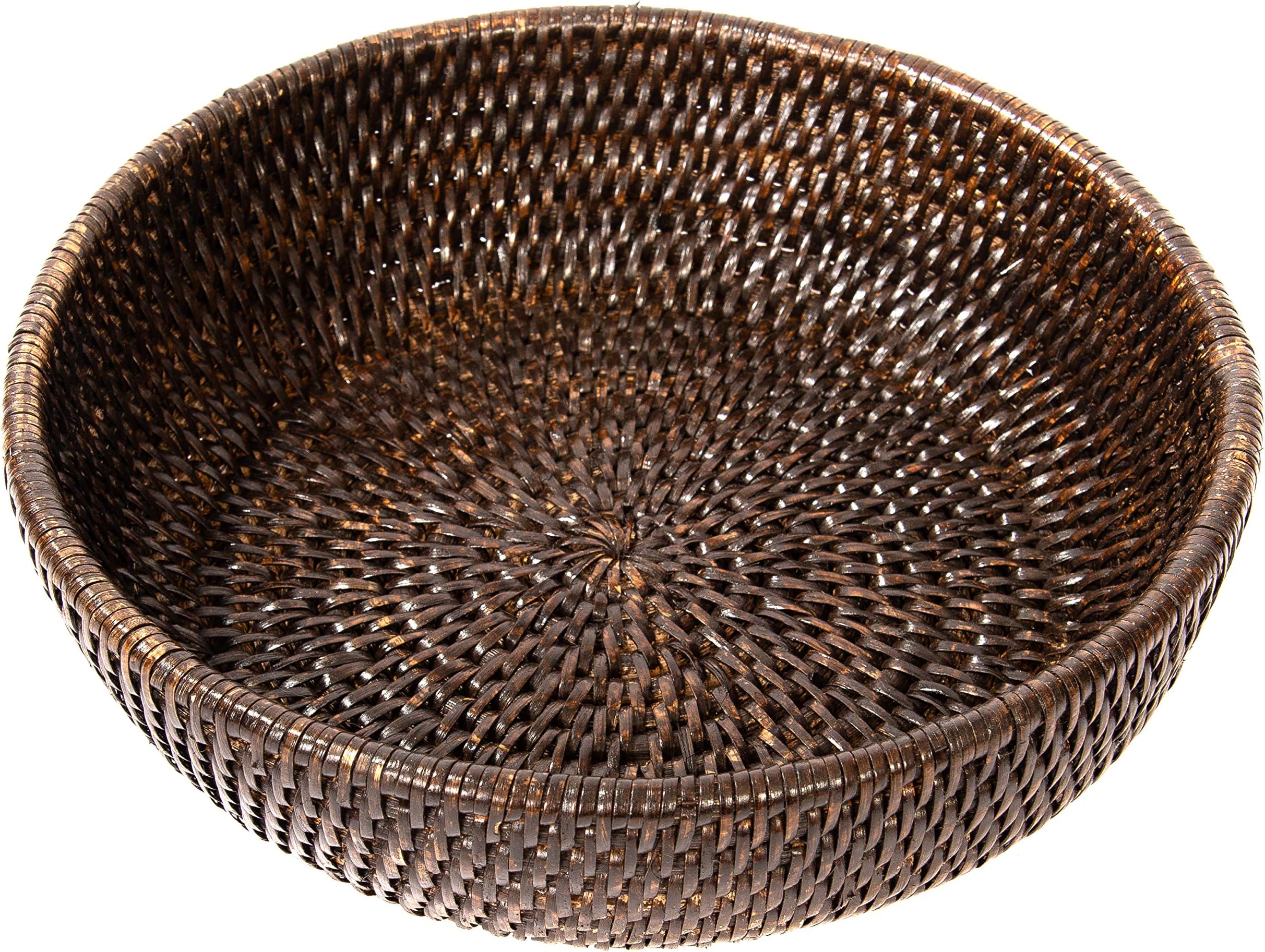 Artifacts Rattan Bowl, 10" L x 3" H