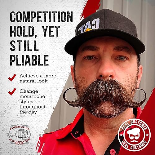 Miniatura 3 de Cera para bigote Wacky Tacky de Firehouse Moustache, 1