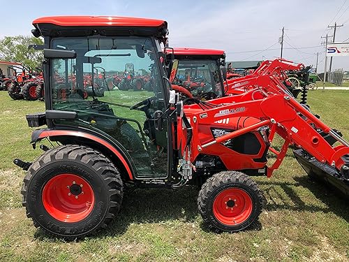 Miniatura 4 de Durafit cubre asientos, compatible con tractores KIOTI serie CK, DK y NS CAB SÓLO, asiento de suspensión de gramática. Asiento de vinilo de dos