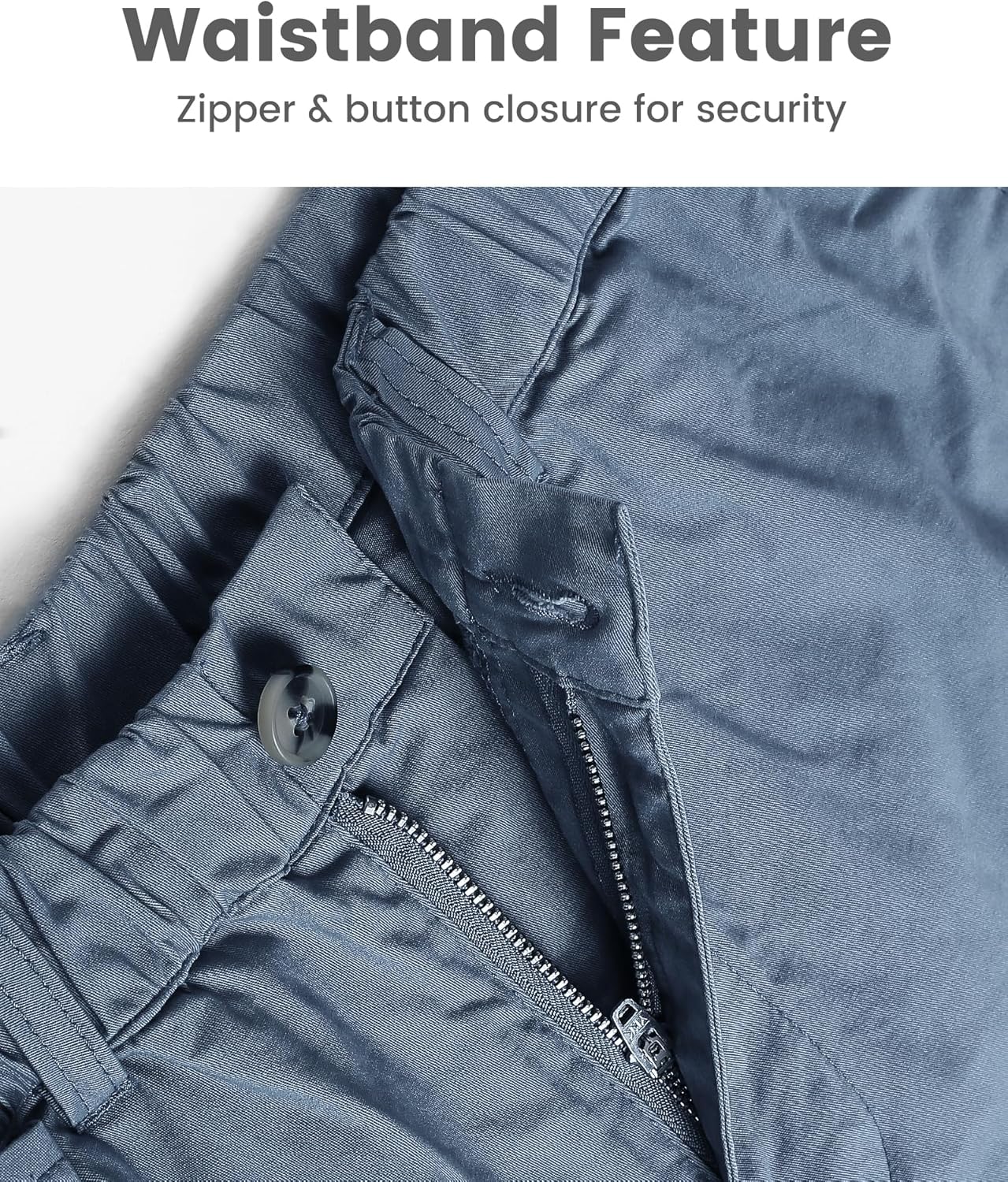 maamgic Mens Shorts Casual 4 Inch Cotton Casual Shorts for Men Elastic Waistband Mens Casual Shorts Daily Wear - Image 4