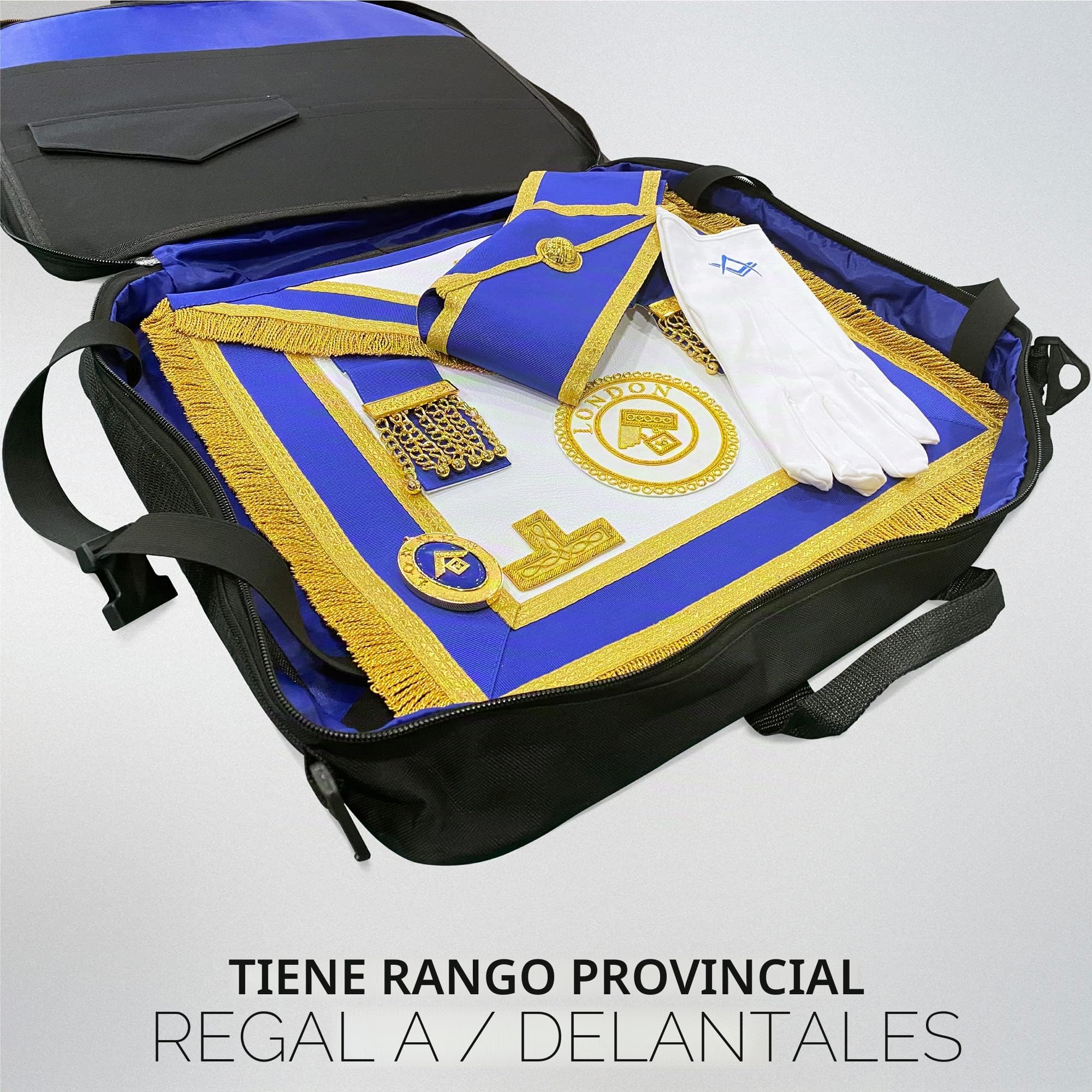 THE MASONIC COLLECTION Provincial Rank Apron Holder Handbag & Shoulder Bag - Freemason Gifts for Men