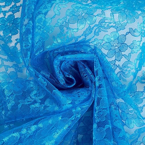 Miniatura 6 de Raschelle Lace Fuschia, tela por yarda