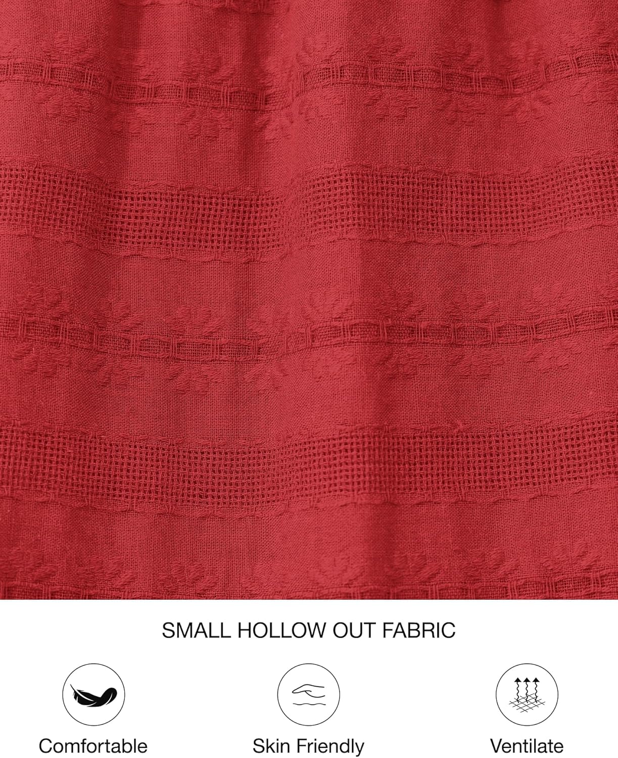 BTFBM Womens Summer 2026 Casual Midi Maxi Dresses Lightweight Short Sleeve V Neck Elastic Waist Boho Beach Dress Pockets - Image 5