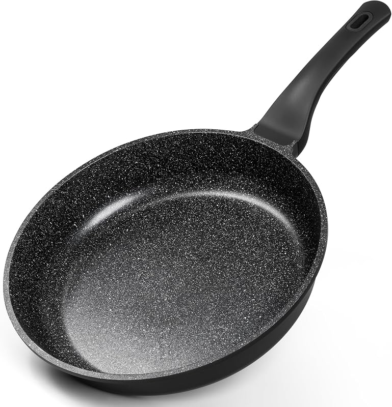 Frying Pans Nonstick - Large Non Stick Frying Pan 12 Inch | Ease of Cleaning, All Stovetops Compatible, Built to Last, Stay-Cool Handle