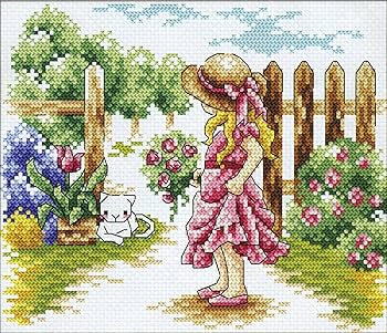 Amazon | クロスステッチ刺繍キットFenceGirl-110908