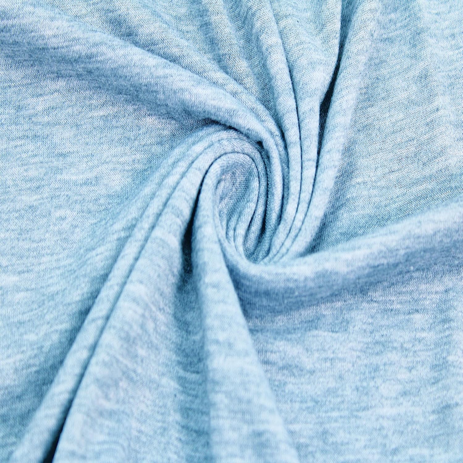 Texco Inc 60" Wide Poly Rayon Spandex Jersey Knit Fabric by the Yard – 155 GSM, Breathable, Stretch for Sewing, Apparel, Dresses, Baby Clothes & DIY