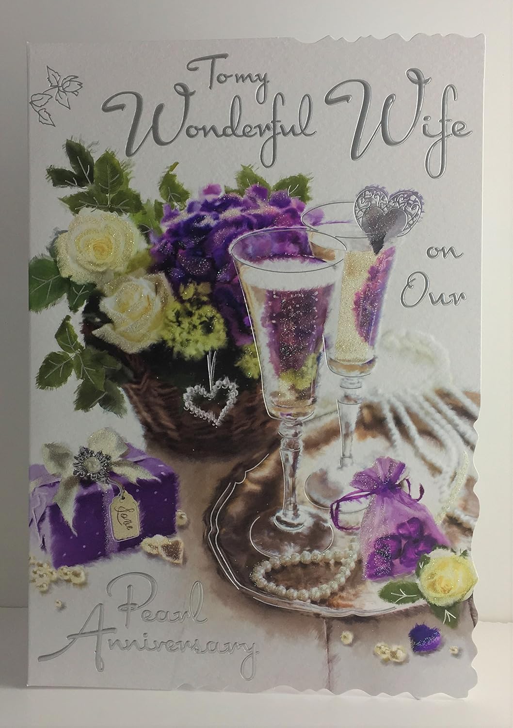 Wonderful Wife On Our Ruby Anniversary Carte