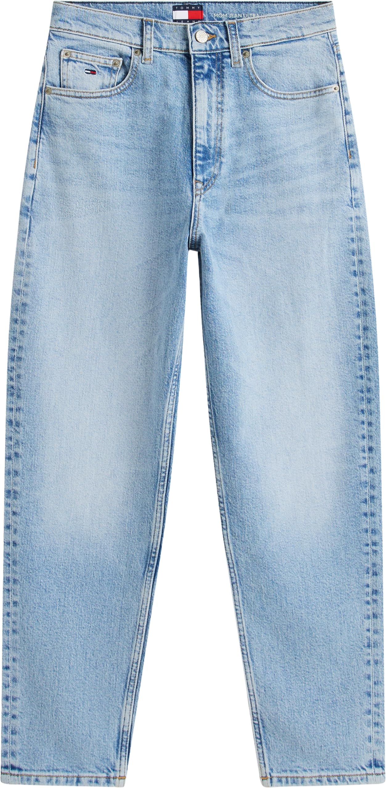 Tommy Jeans - Mom Jean Uh TPR Bi0112 Dw0dw20041, Affusolato Donna