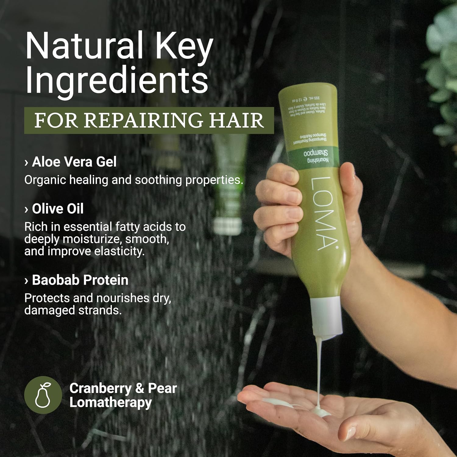 LOMA Nourishing Shampoo 12 Ounce - Image 3