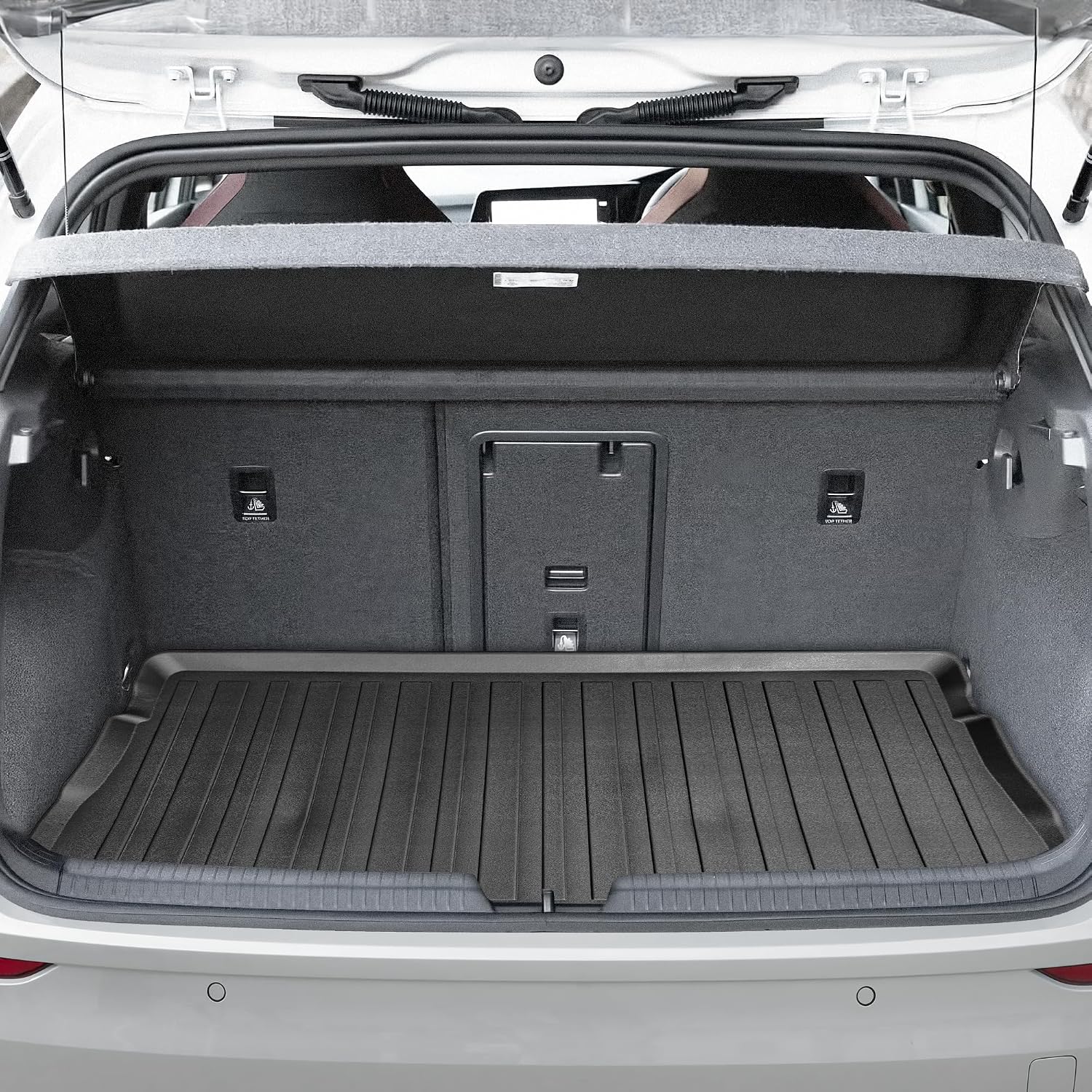 Premium Cargo Liner for Volkswagen Golf GTI 2022-2026 & VW Golf R Models - 100% Protection - Custom Fit Car Trunk Mat - Black Cargo Mat - 3D Shaped Laser Measured Trunk Liners