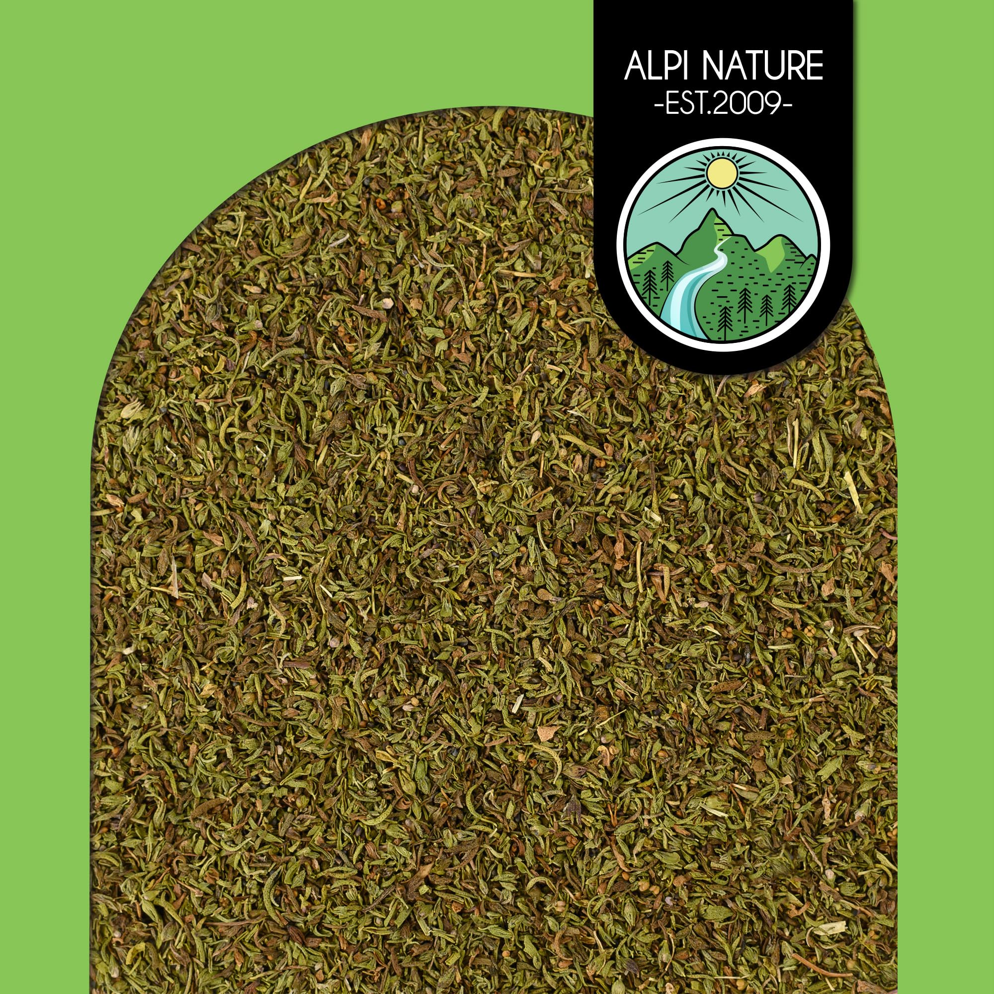 Alpi Nature Ajedrea Seca 250g, Hierba Ajedrea Seca y Frotada para Cocinar, Satureja