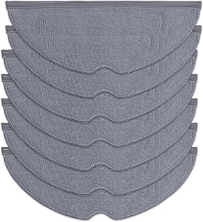(7 Pack) Dual Sonic Mop Cloth Compatible with Roborock S8 Pro Ultra Robotic Vacuum, Double VibraRise Mop Pads 2 Vibration Areas, Replacement Microfiber VibraRise 2.0 Wipes, Washable Reusable