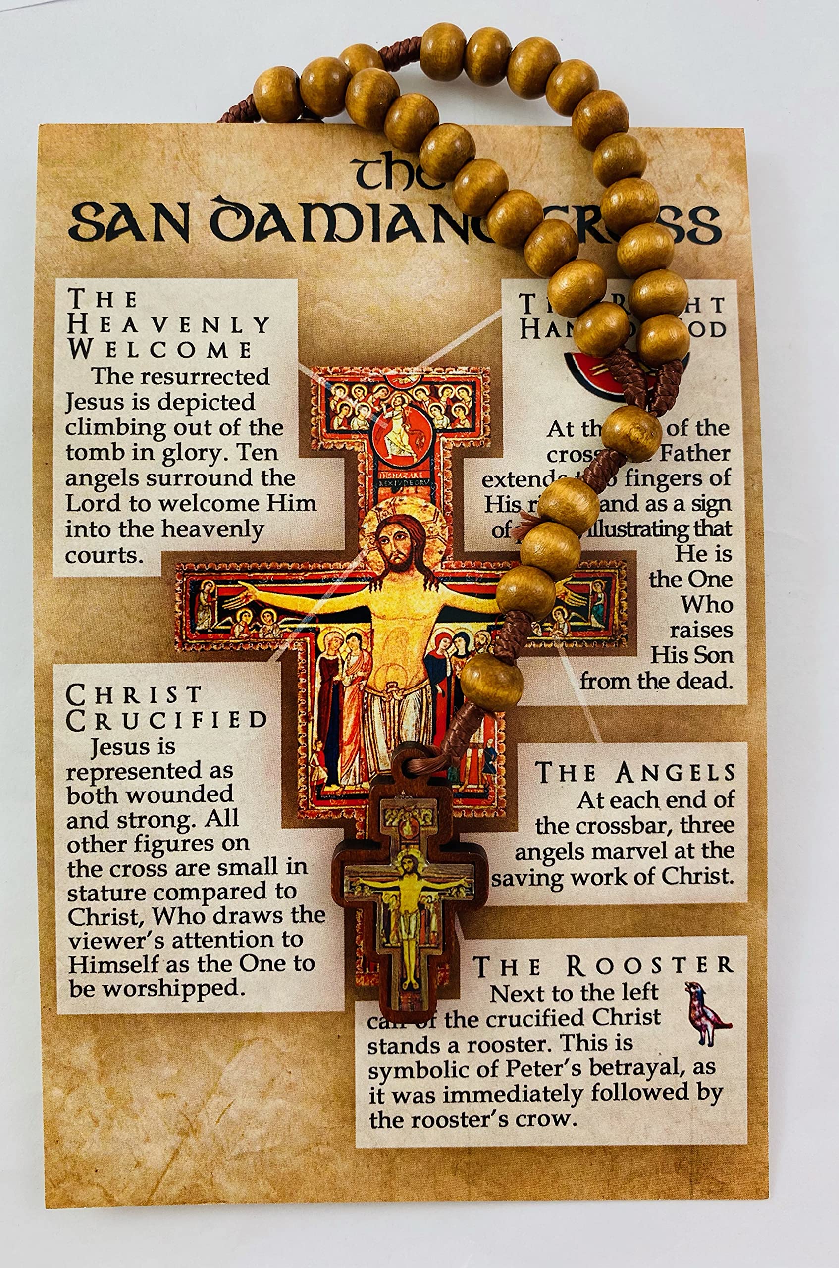 Westmon Works San Damiano Rosary Wooden Beads With Colorful Cross westmon-works-san-damiano-rosary-wooden-beads-with-colorful-cross