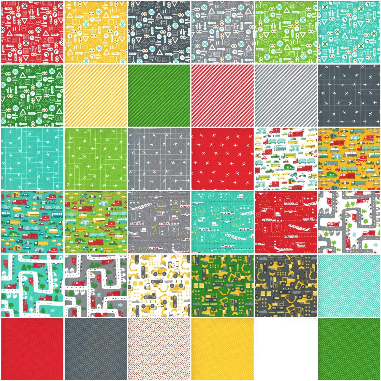 Stacy Iest HSU On The Go 36 Fat Quarters Moda Fabrics 20720AB