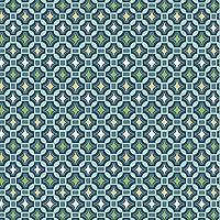 Vista 5 de Cojín para silla de comedor exterior Arden, 20 x 20 pulgadas, resistente a la lluvia, resistente a la decoloración, Alana Tile