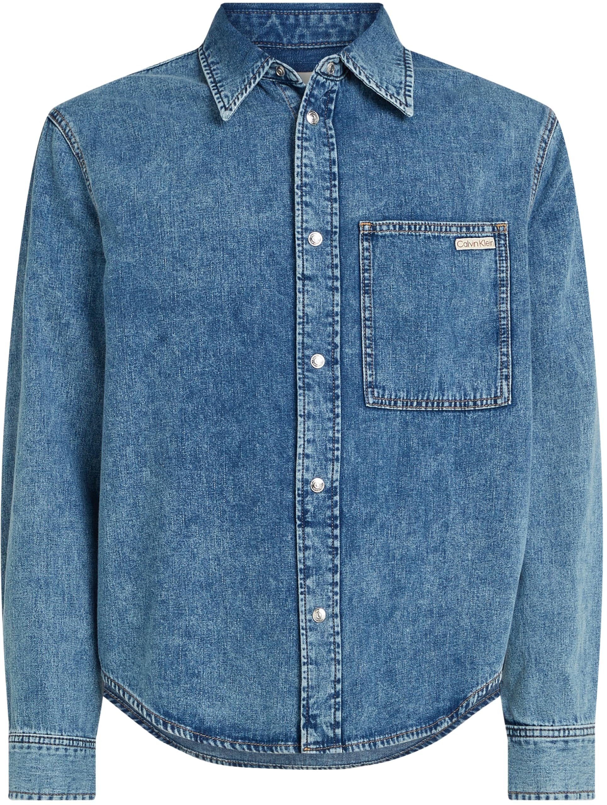 Calvin Klein Regular Dj30j326561 Camicia L/S Unisex - Adulto