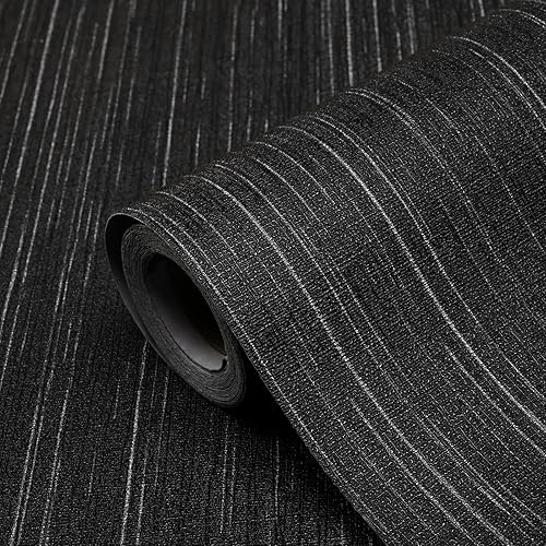 Miniatura 12 de Papel tapiz adhesivo texturizado de tela de pasto azul marino, 15.7 x 120 pulgadas, autoadhesivo, extraíble, para gabinetes y encimeras Azul