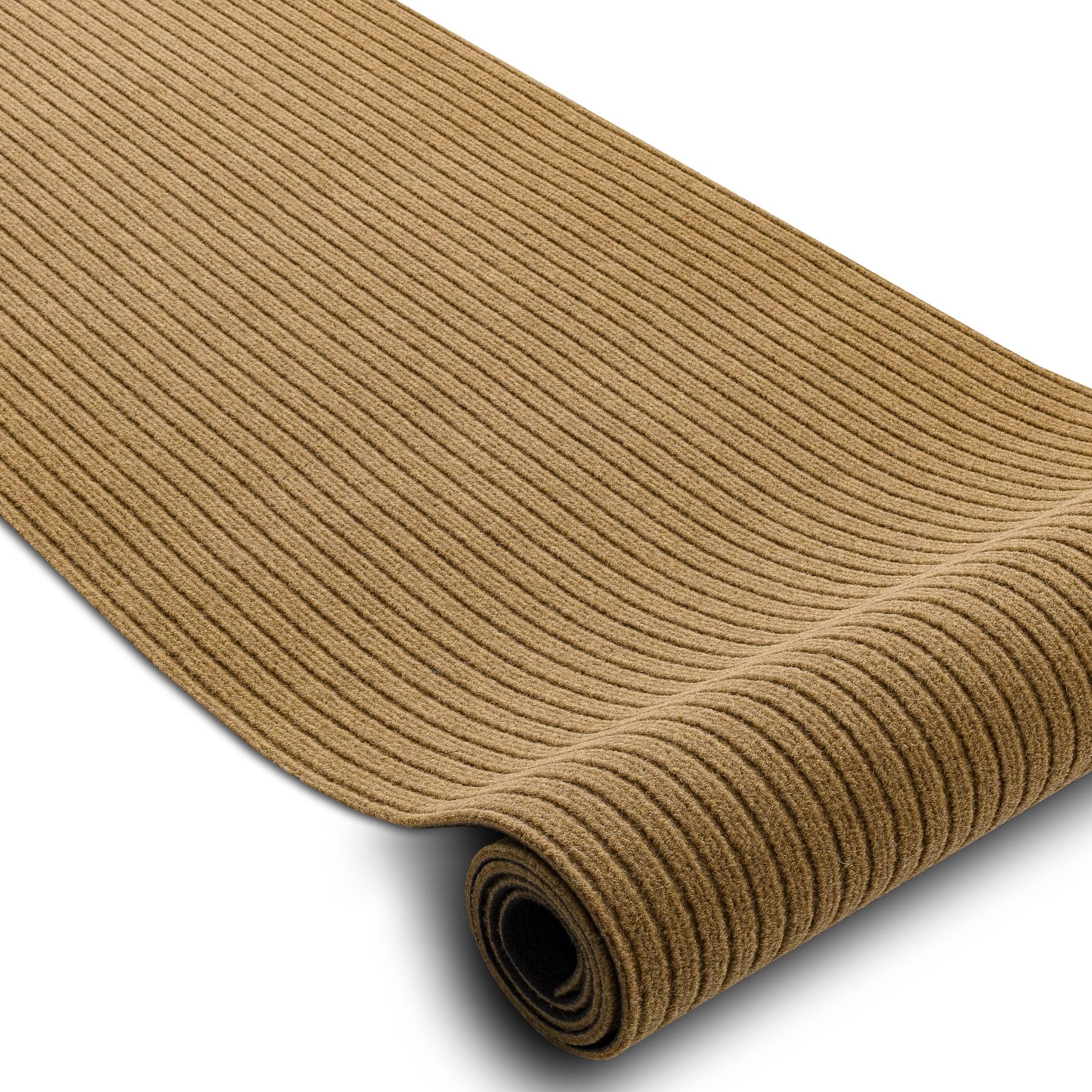 rugsx Deurmat antislip CEYLON deurmat - deuropener - mat - voetmat, buiten, binnen, rubber, Kokosnoot Bruin 0226 100x330 cm