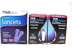 True Metrix Test Strips and Lancets Kit