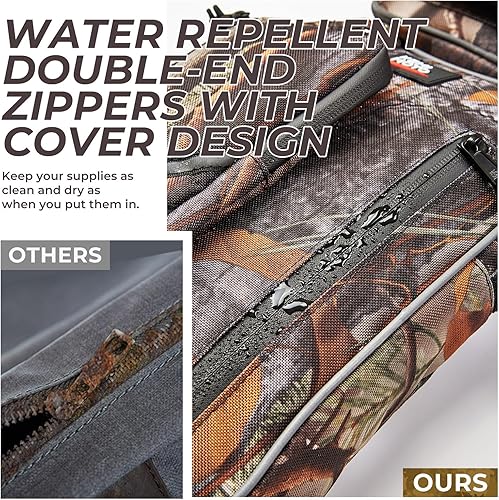 Miniatura 4 de KEMIMOTO - Bolsa de guardabarros para ATV con portavasos, paquete de 2 bolsas de almacenamiento universales para ATV Oxford, bolsas de tanque de