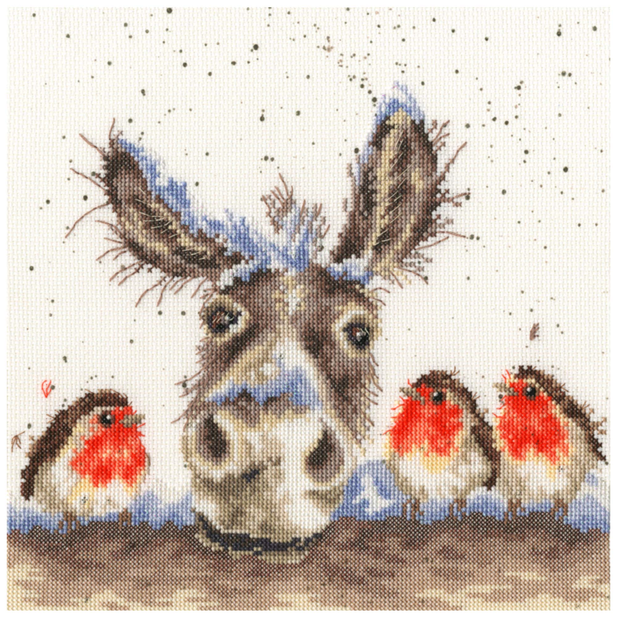 Bothy Threads The Home Of Happy Stitching Christmas Donkey Counted Cross Stitch Kit 26x26cm XHD39 Multicoloured